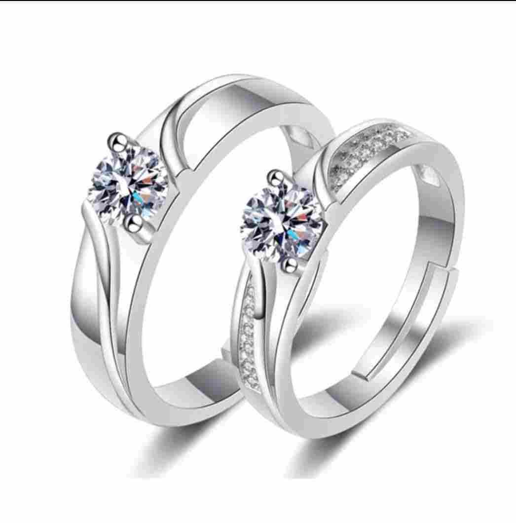 COUPLE RING SILVER 1