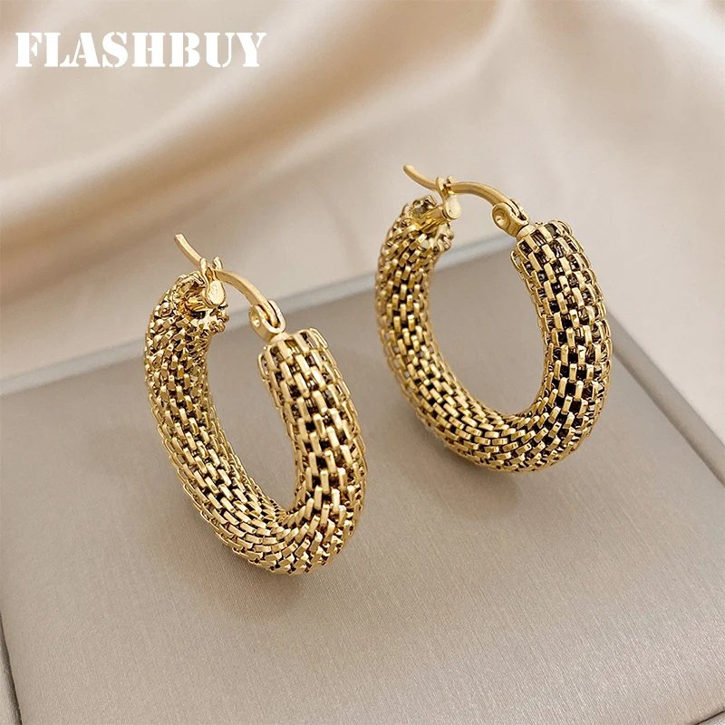 WOMEN EARRINGS GOLD