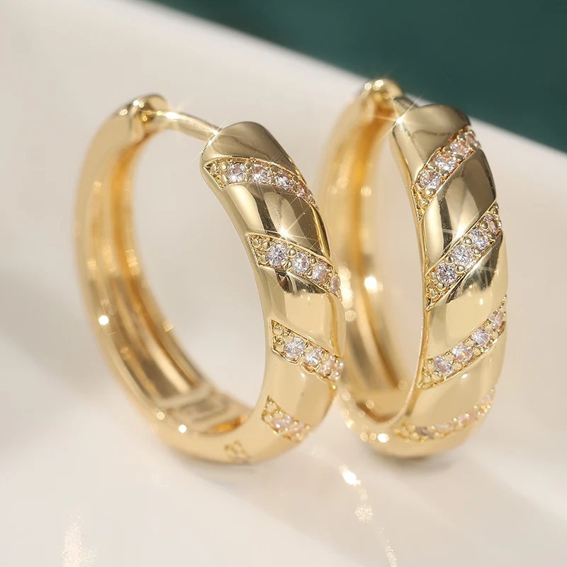 White Stone with Gold Ring