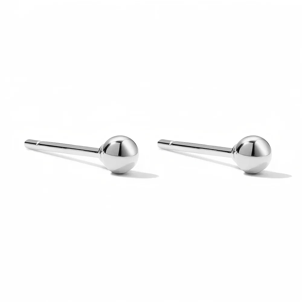 Stud Silver Earrings