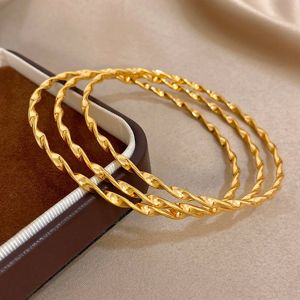Radiant Wave Bangles