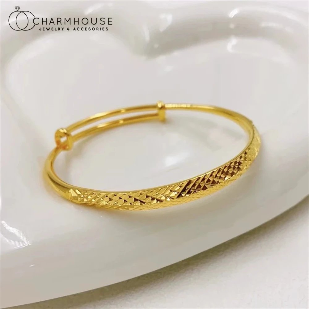 Mesh Bangle Gold