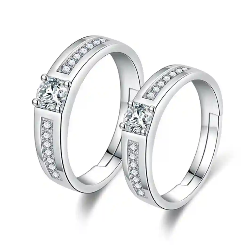 COUPLE RING SILVER