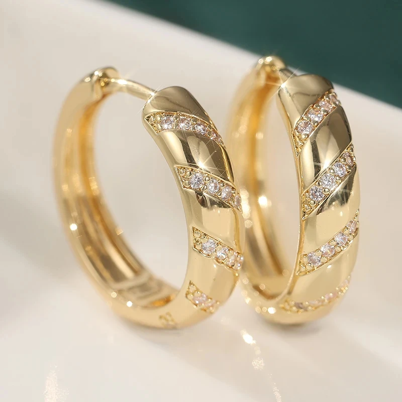 White Stone with Gold Ring