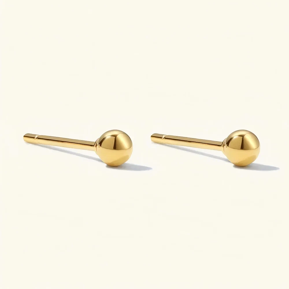 Stud Gold Earrings