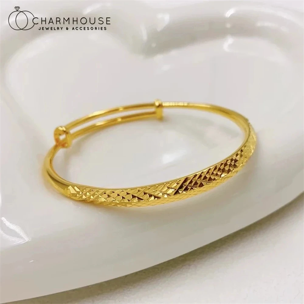 Mesh Bangle Gold