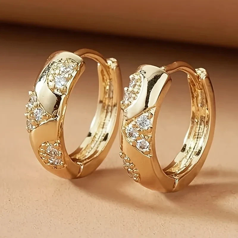 Luxury Gold Huggie Hoops
