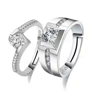 COUPLE RING SILVER