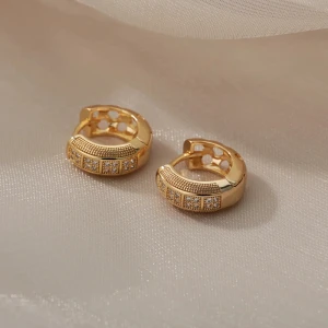 Classic Gold Ring Earrings